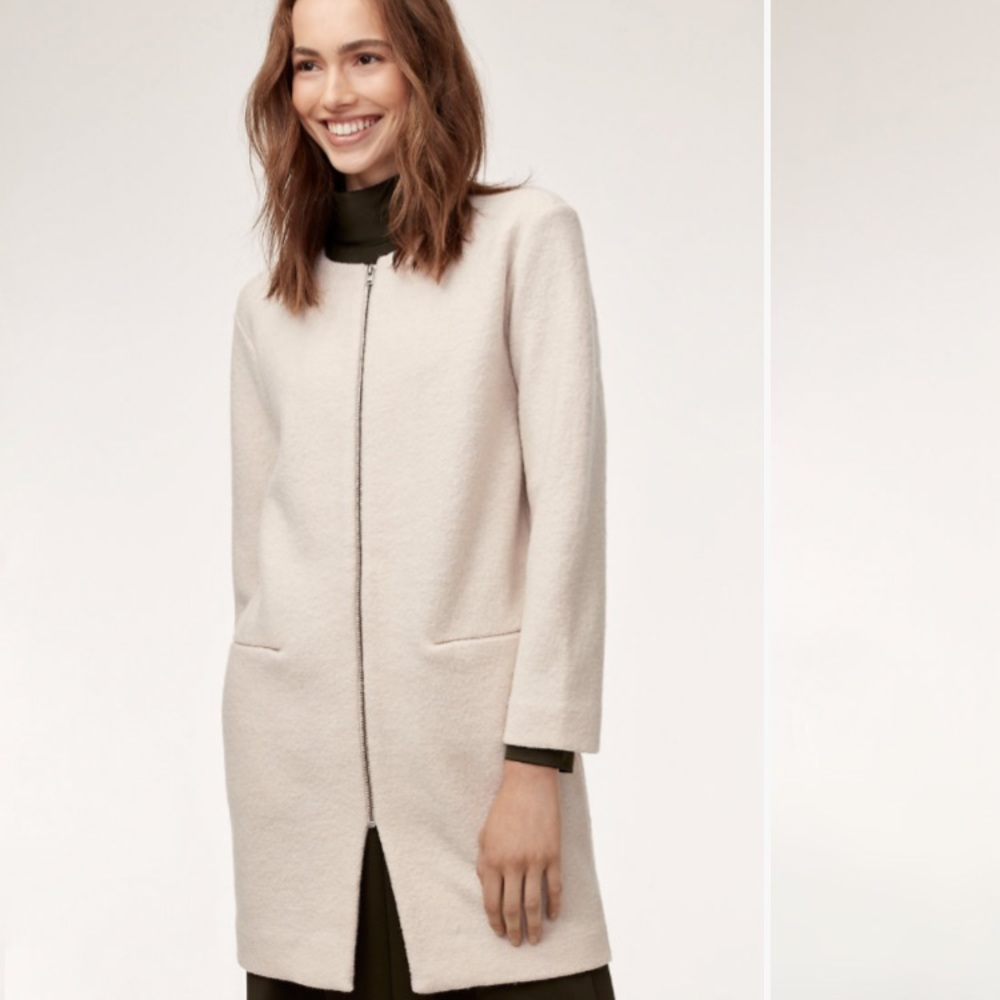 Wilfred Banville wool coat in cream